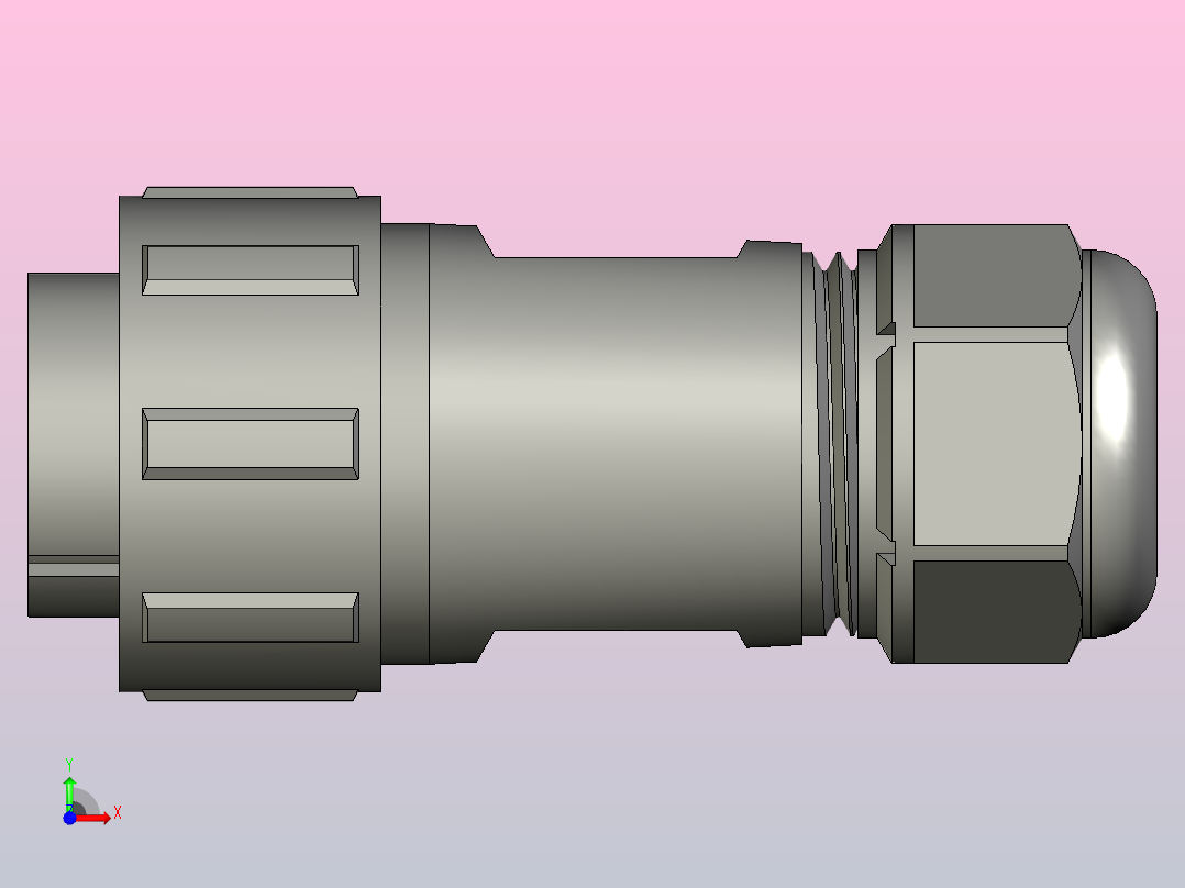 威浦连接器sp2110-p4-3前视图