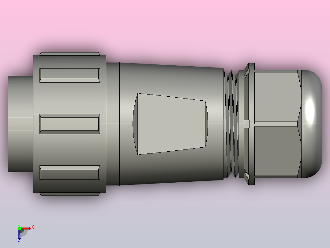 威浦连接器sp2110-p4-3俯视图