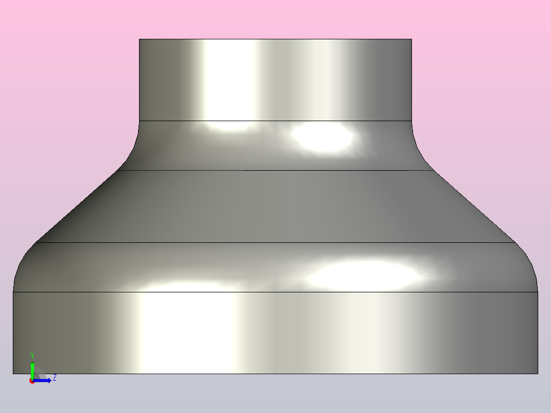 R(C) 大小头（同心）[12X6]左视图