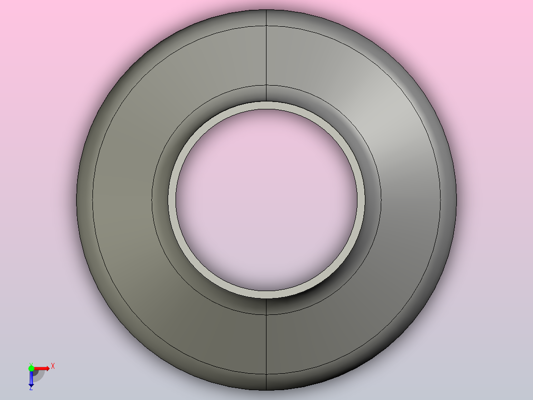 R(C) 大小头（同心）[12X6]俯视图