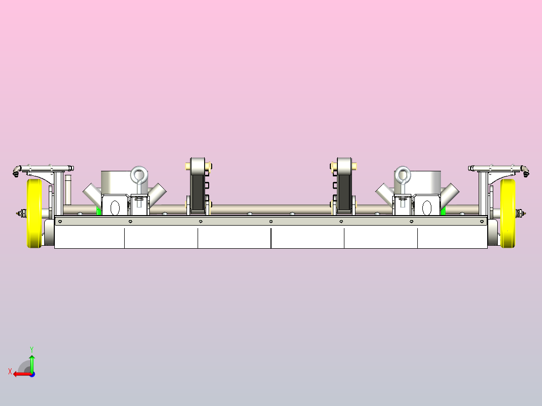 2吨国六燃油洗扫车吸嘴总成后视图