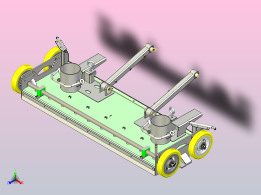 2吨国六燃油洗扫车吸嘴总成正等轴测缩略图