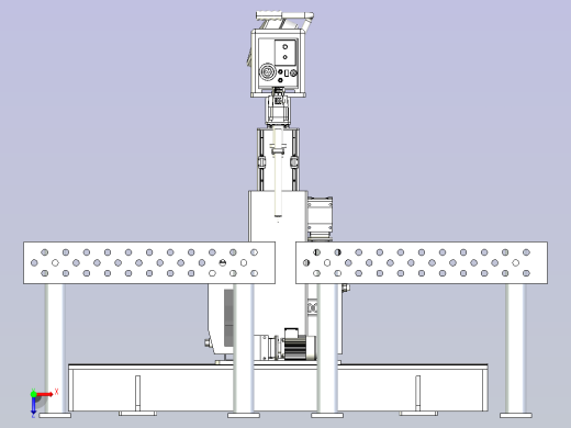 机械焊接臂与柔性焊接平台组合设计俯视缩略图