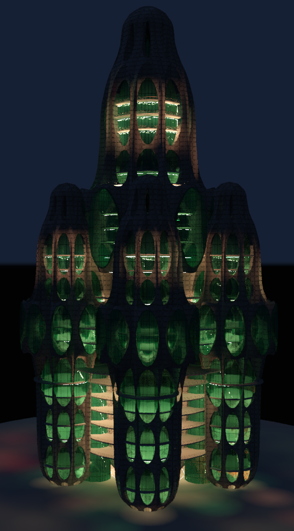 塔-