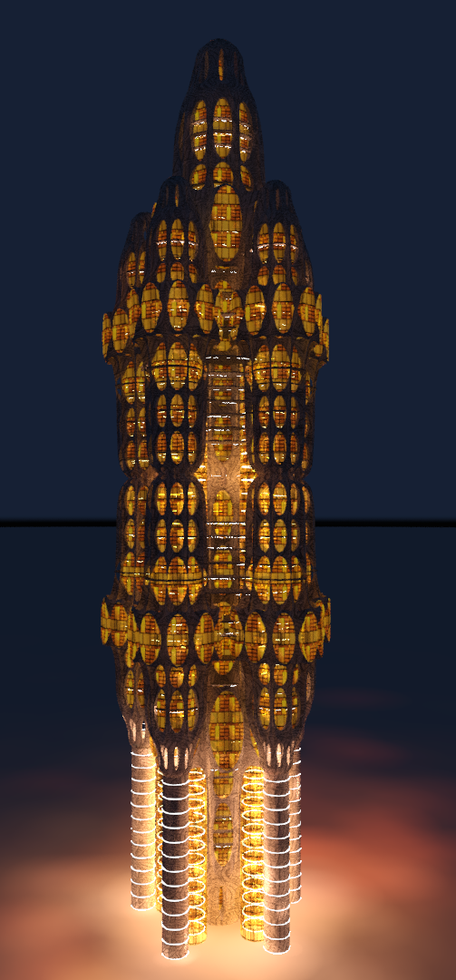 塔-