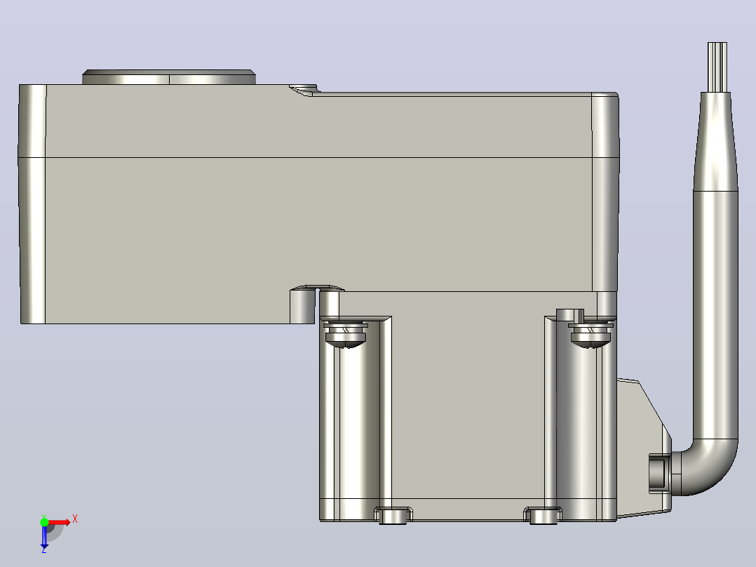Z2BLD25W配2GNL型齿轮箱整机俯视图