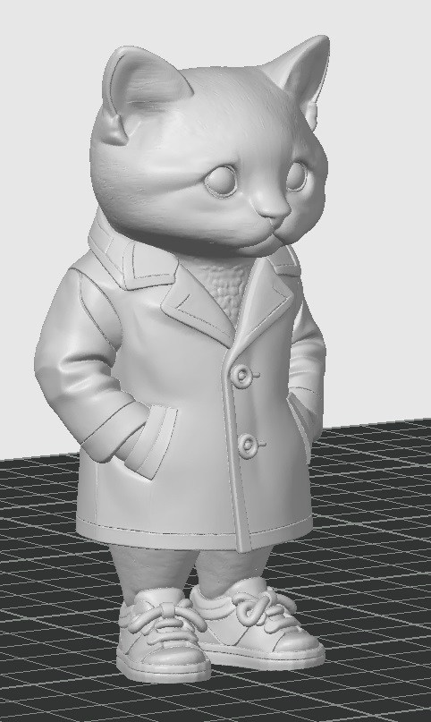 穿外套的可爱猫人工智能缩略图