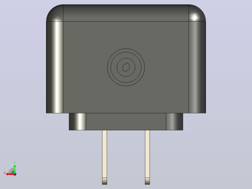 Arduino的AC转DC 12 V 2A壁挂适配器电源后视缩略图