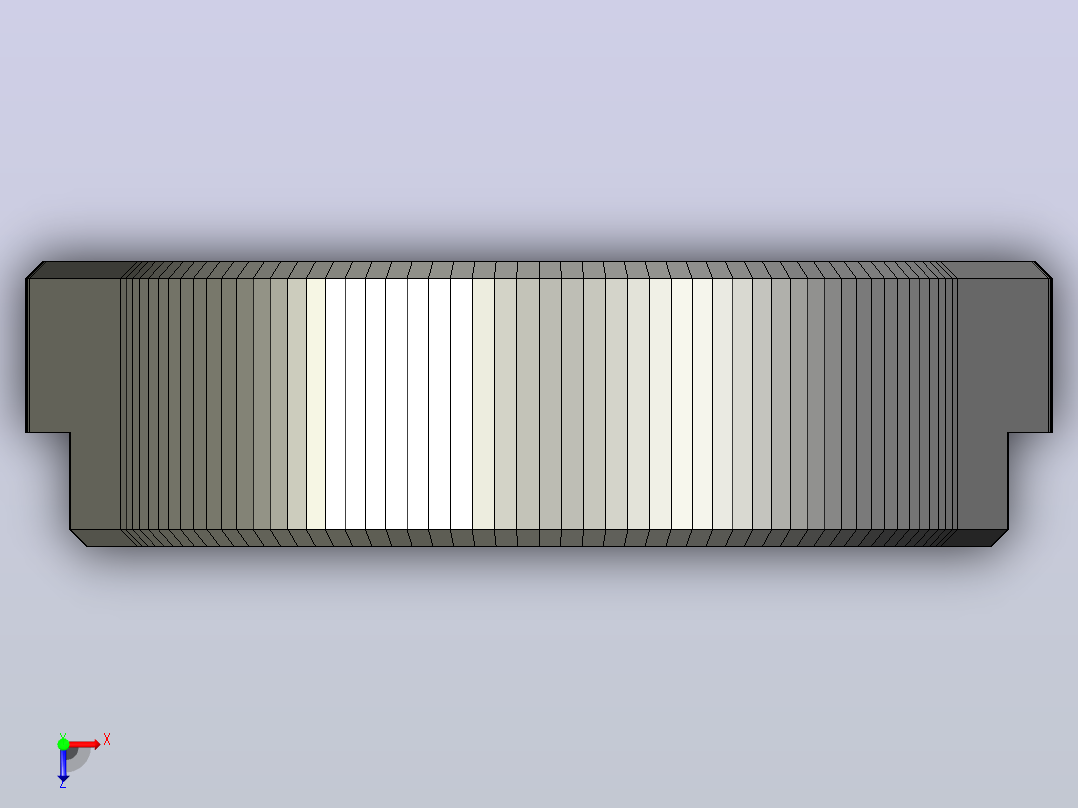 DC 电源插孔座 5.5 x 2.1 V2俯视图