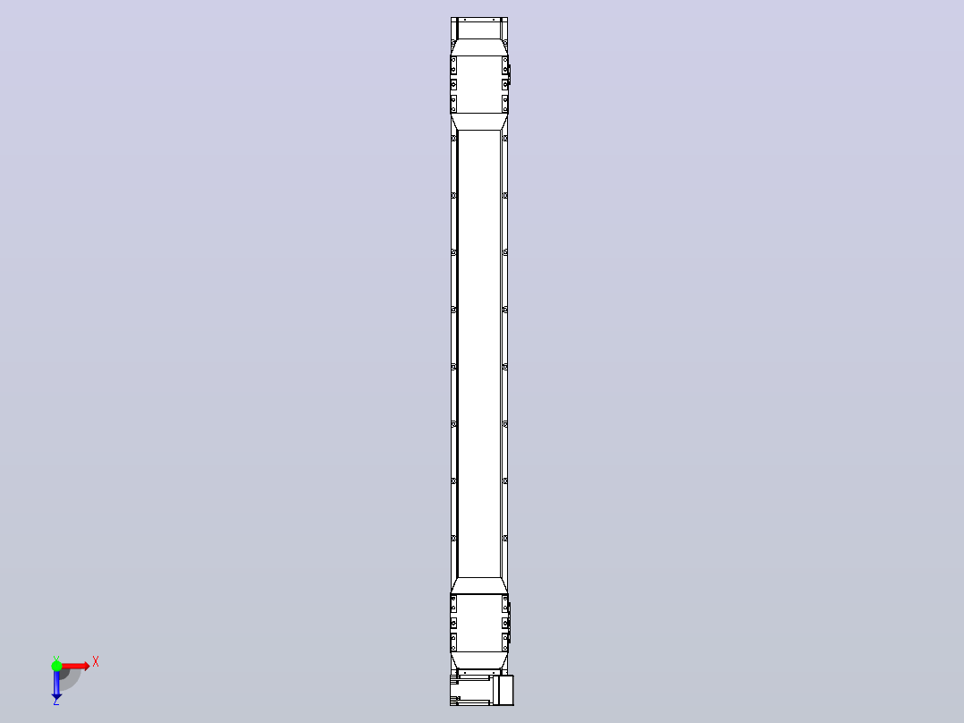 皮带直线轴双滑块型TPA-GCBS-150-P80-L575-RU-M75-N3俯视图