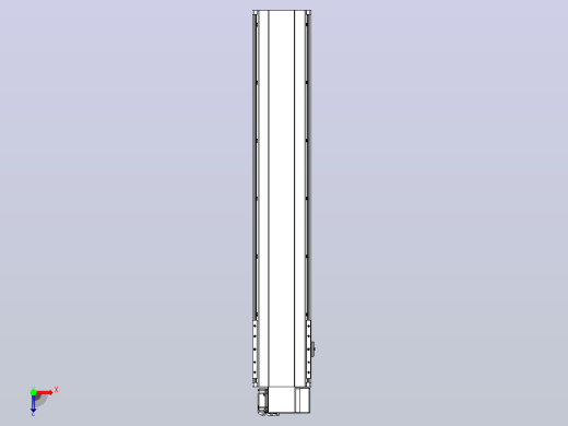皮带直线轴半封闭可选导轨TPA-HNB-202D-140-L950-RP-C-P75-N3俯视缩略图