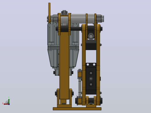 YP11系列电力液压盘式制动器YP11-220-400×20-ⅡA-CL.RL.WL.HL.H后视缩略图