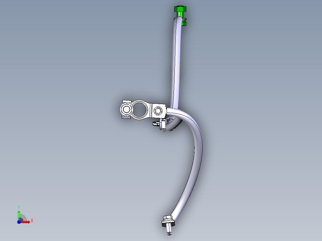 FNA4008001_蓄电池负极线束装置前视图