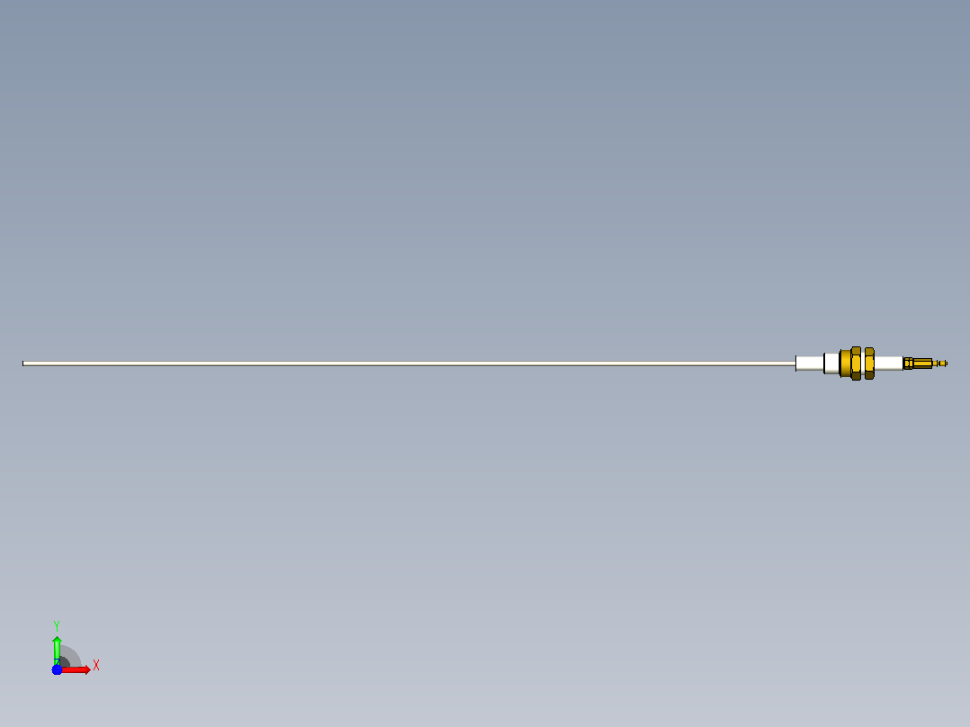 sel-ht-c4-011-xs-1火焰存在传感器点火电极.2前视图