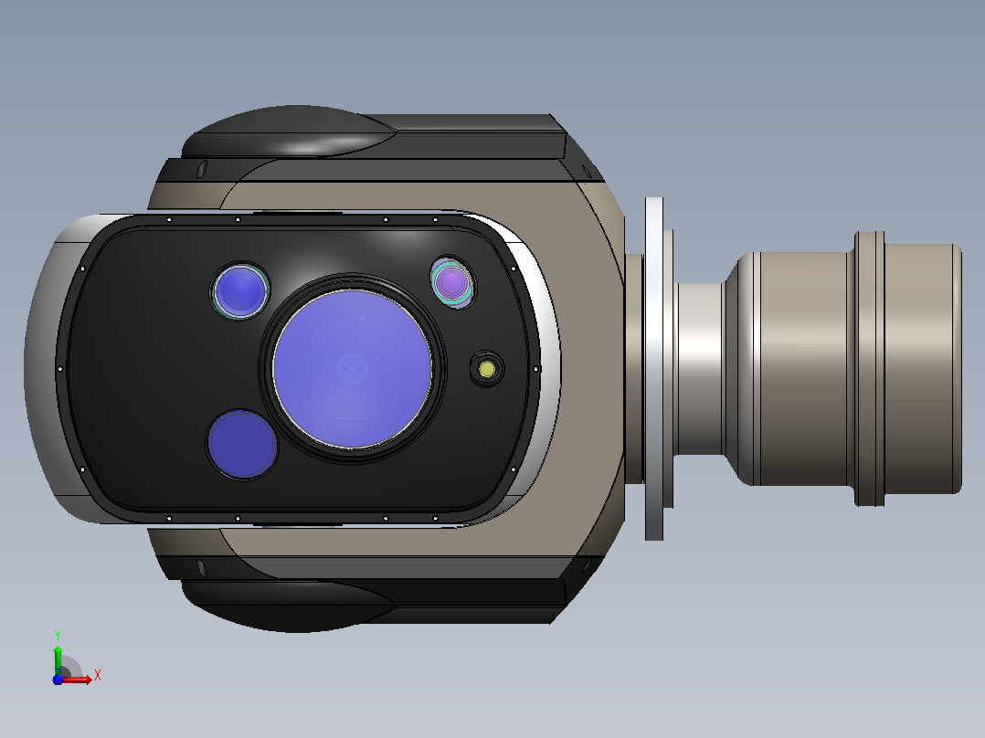 光球机设计前视图