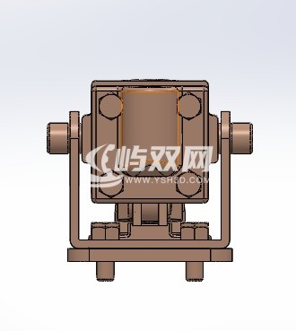 气压夹钳三维模型设计缩略图