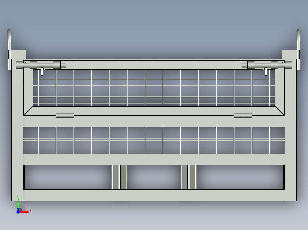 集装箱模型前视图