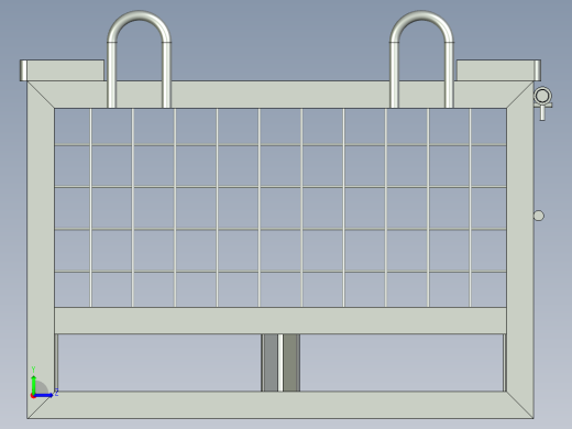 集装箱模型左视缩略图