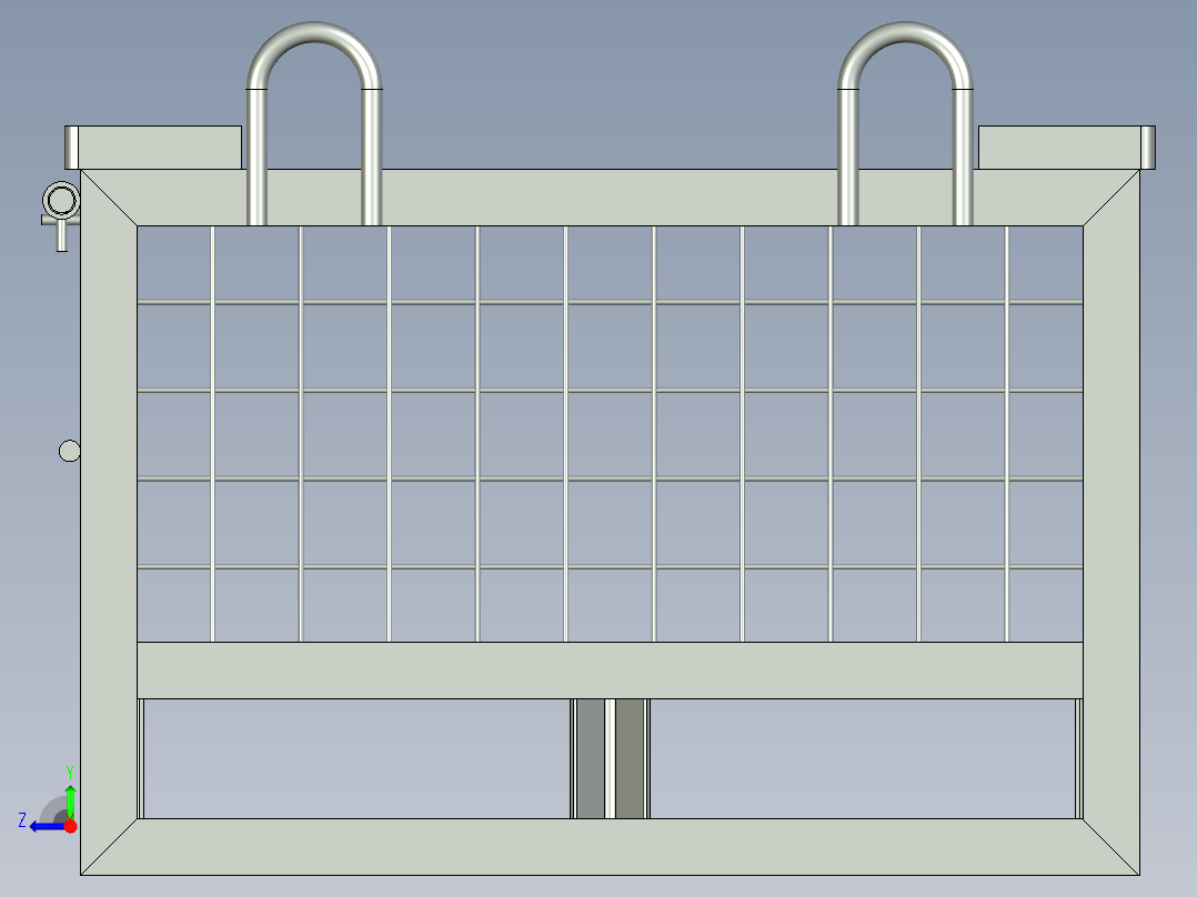 集装箱模型右视图