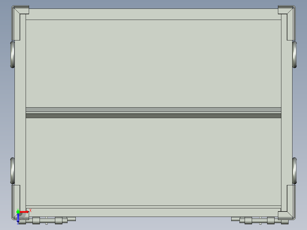 集装箱模型俯视图