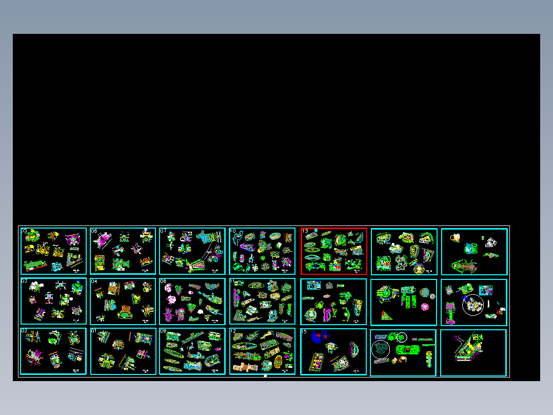 园林景观节点图纸集合