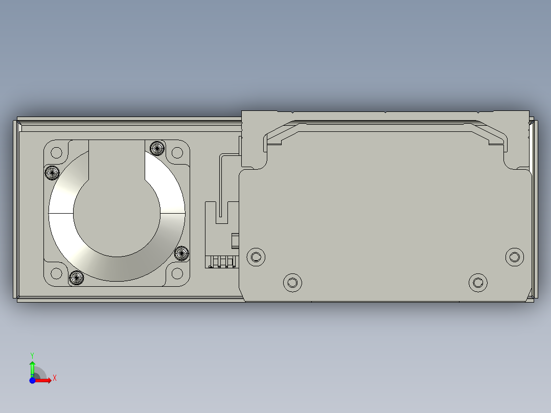 120模组滑台机器人同步带丝杠型材滑台3d图纸 全套120模组3d模型前视图
