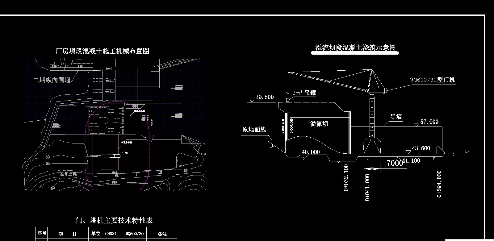 某电站施工组织图纸