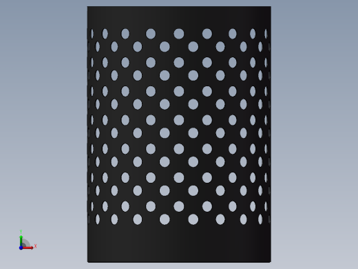 笔筒_圆形前视缩略图