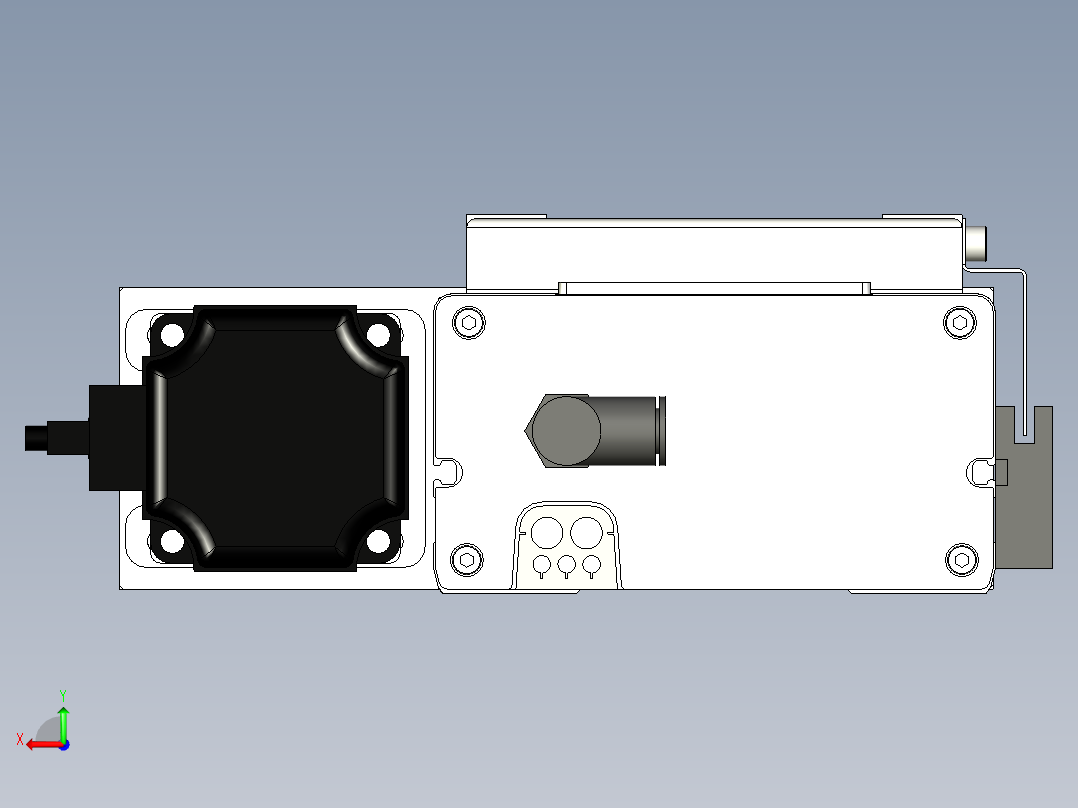 Toyo东佑达直线模组-ECH14-250-BL-400W+煞車后视图