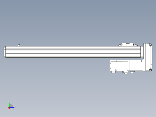 Toyo东佑达直线模组-ETH5M-BM-400-M10B左视缩略图