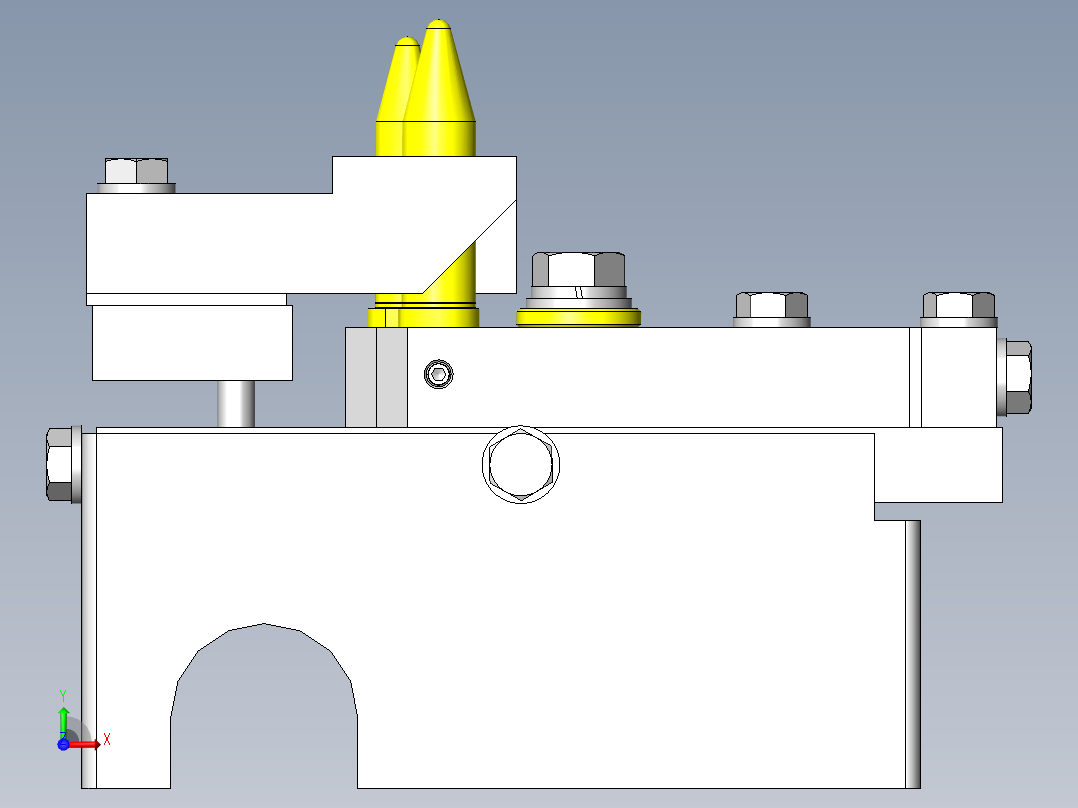 常用机械结构 (357)前视图