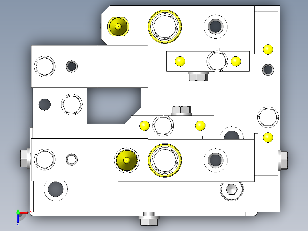 常用机械结构 (357)俯视图