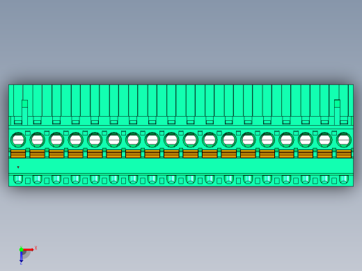 DEGSON 2EDG 系列 5.0mm 可插拔接线端子组-2EDGKDA-5.0-18P-14-00AH俯视缩略图