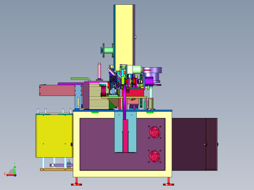 通用型Y电容元件成型装磁环设备后视缩略图