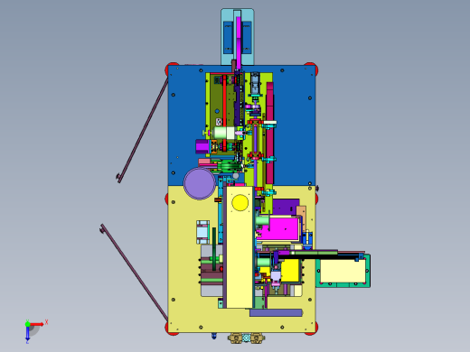 通用型Y电容元件成型装磁环设备俯视缩略图