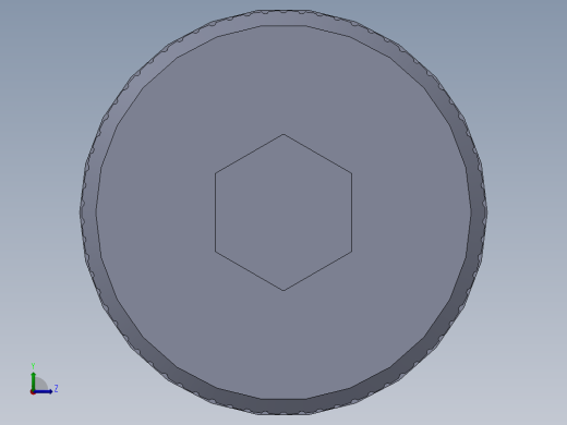 内六角螺螺栓-SB 0.375-16 x3.5.SLDPRT左视缩略图