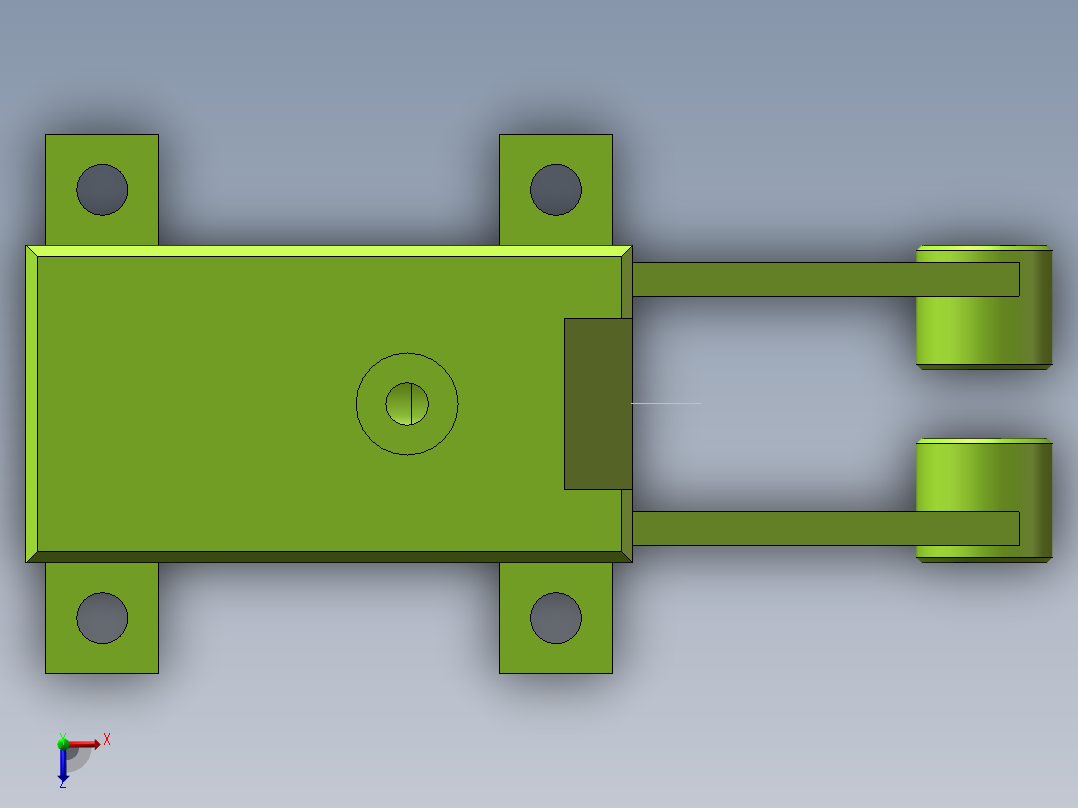 SW格式3D图(模型练习题)-059俯视图