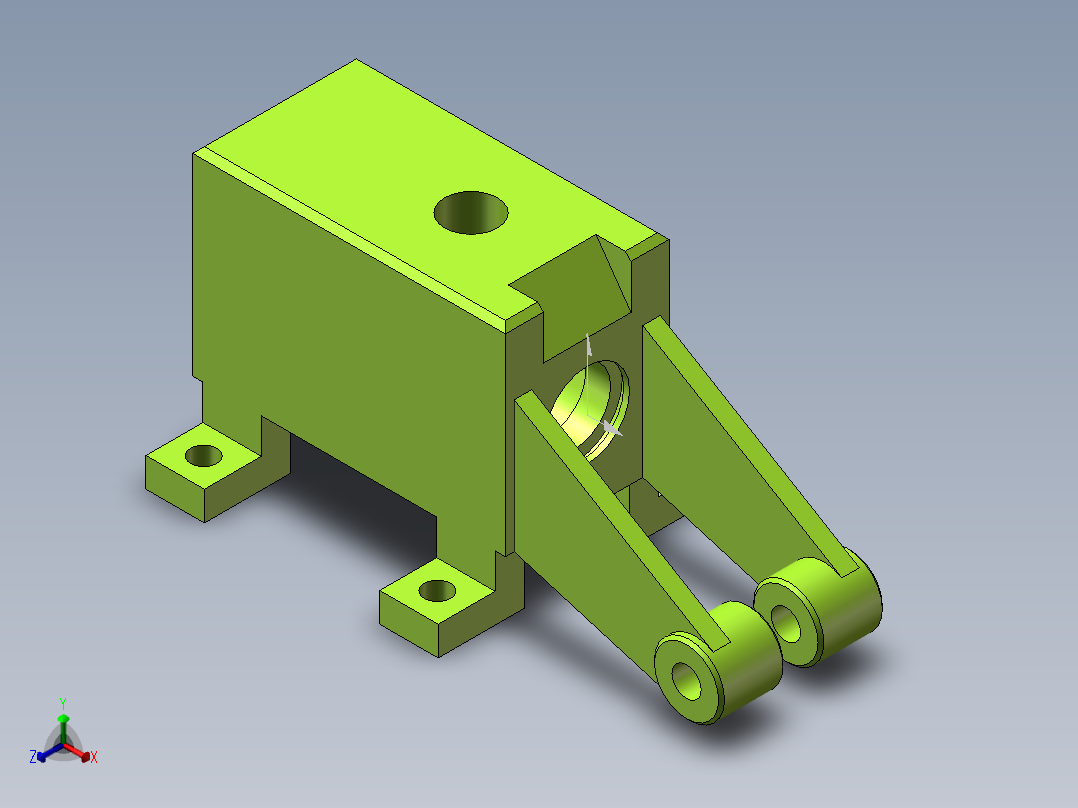 SW格式3D图(模型练习题)-059正等轴测图