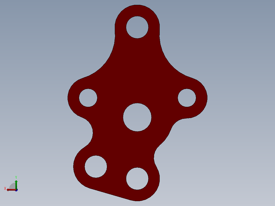 SW建模练习题-exercise 147后视图