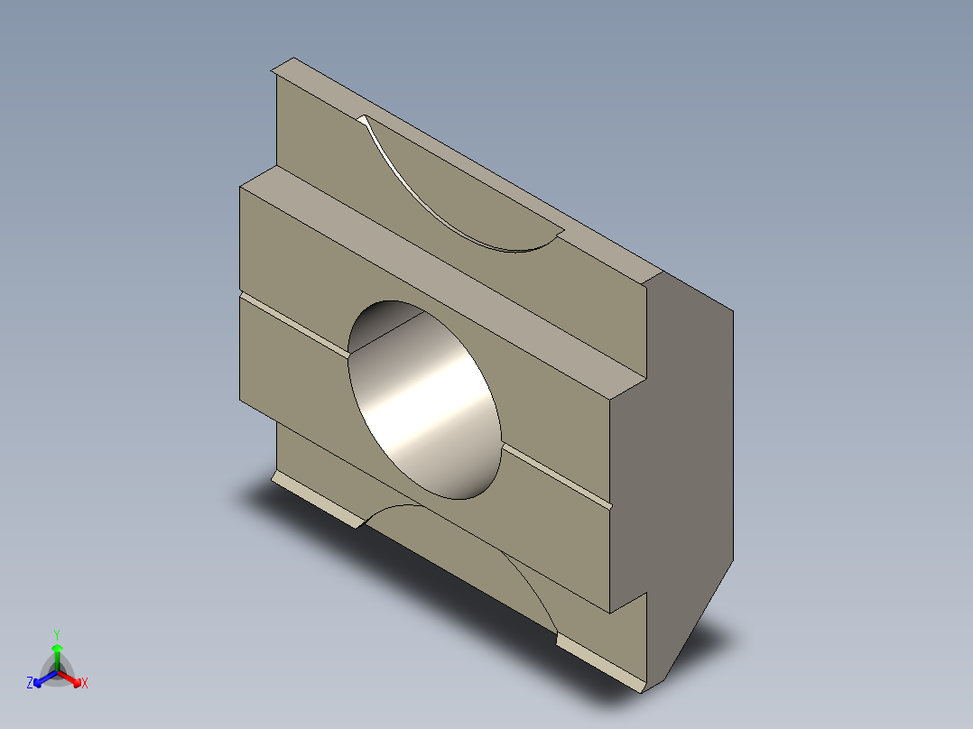 型材-BR 6 SLOT M5 SLIDE BLOCK KJN523142主视图
