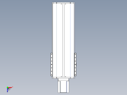 东锦丝杆传动-直线滑台模组DH270-C-L10-S500-BC-T1000W-C3俯视缩略图