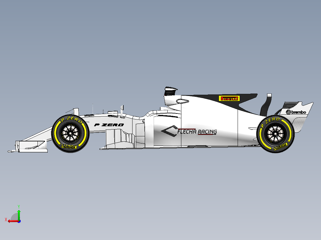 赛车 (46)后视图