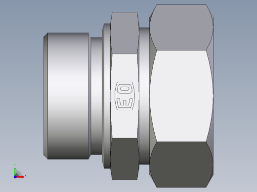 卡套式工业通用硬管接头EO_Male_Stud_connector_GE42LMCF前视缩略图