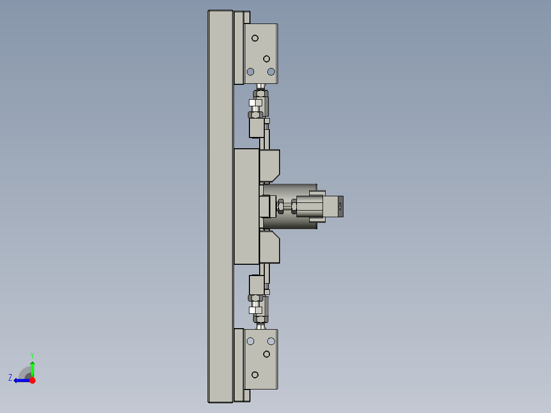 角度整形治具右视图