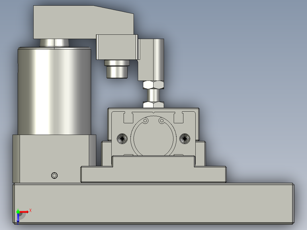 角度整形治具俯视图