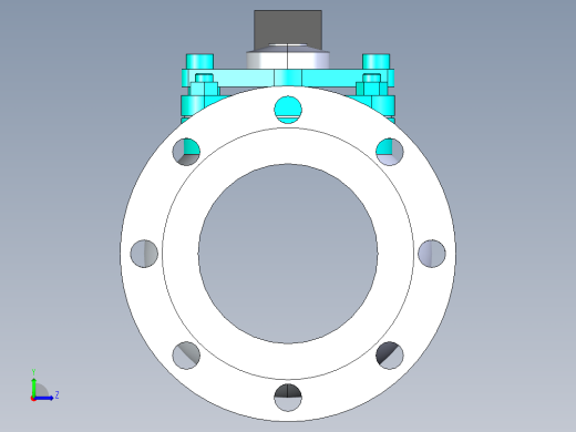 阀门模型-______[150]左视缩略图