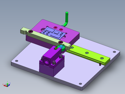 简易滑动位置分度机构