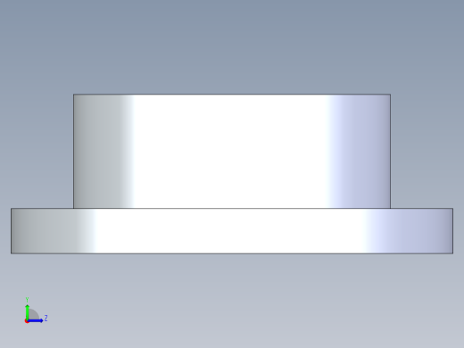 聚氯乙烯配件23-Sch80_Flange One-Piece_SOC_851-080_8in左视缩略图