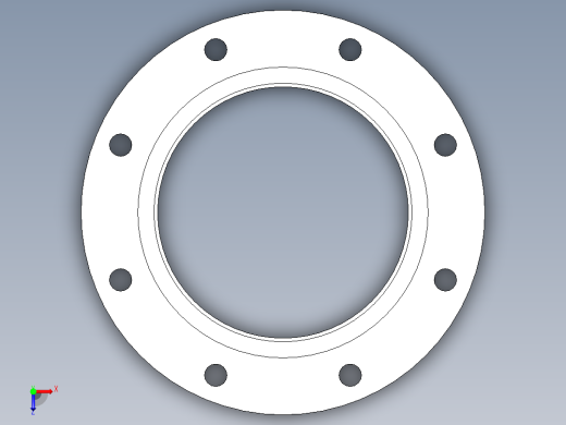 聚氯乙烯配件23-Sch80_Flange One-Piece_SOC_851-080_8in俯视缩略图