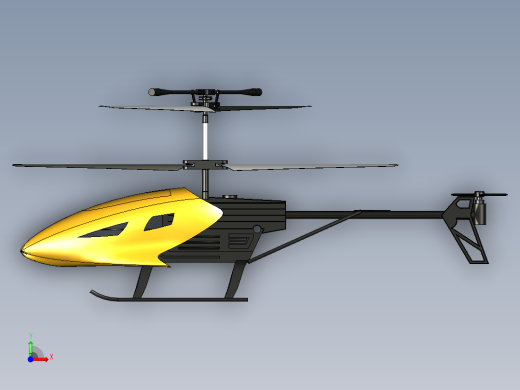 直升飞机 飞机模型设计 (83)前视缩略图
